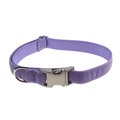 Fly Free Zone. Velvet Lavender Dog Collar - Adjusts 18-28 in. - Large FL2650351